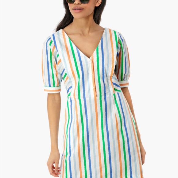 NWT *Sold Out* Tuckernuck Striped Mini Dress, XS - Picture 3 of 5